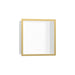 hansgrohe XtraStoris Individual Wall Niche Matte White with Design Frame 12"x 12"x 4"