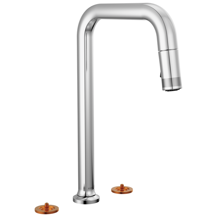 Brizo Kintsu 62507LF Widespread Pull-Down Faucet with Square Spout - Less Handles