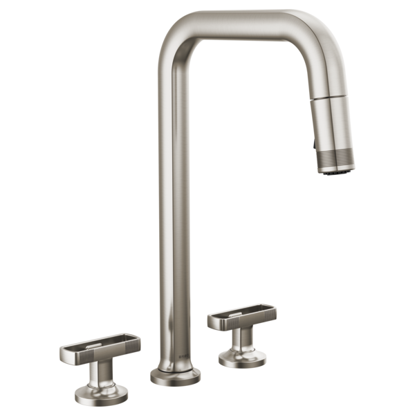 Brizo Kintsu 62507LF Widespread Pull-Down Faucet with Square Spout - Less Handles