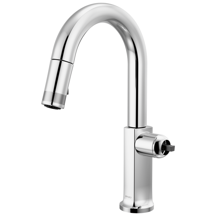 Brizo Kintsu 63906LF Pull-Down Prep Faucet with Arc Spout - Less Handle