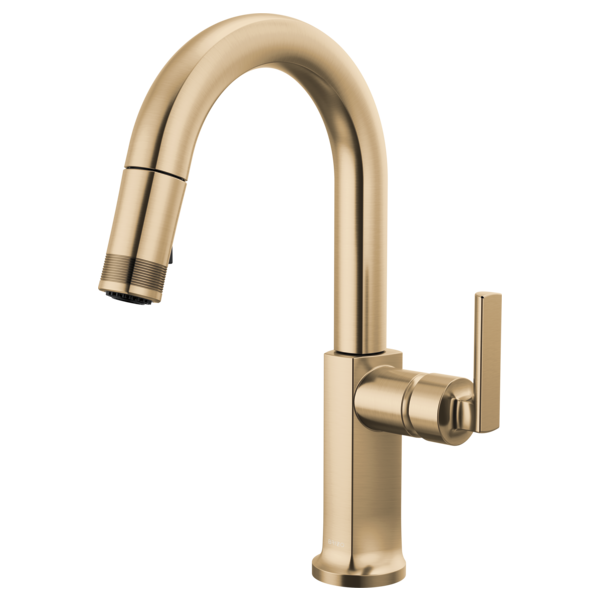 Brizo Kintsu 63906LF Pull-Down Prep Faucet with Arc Spout - Less Handle