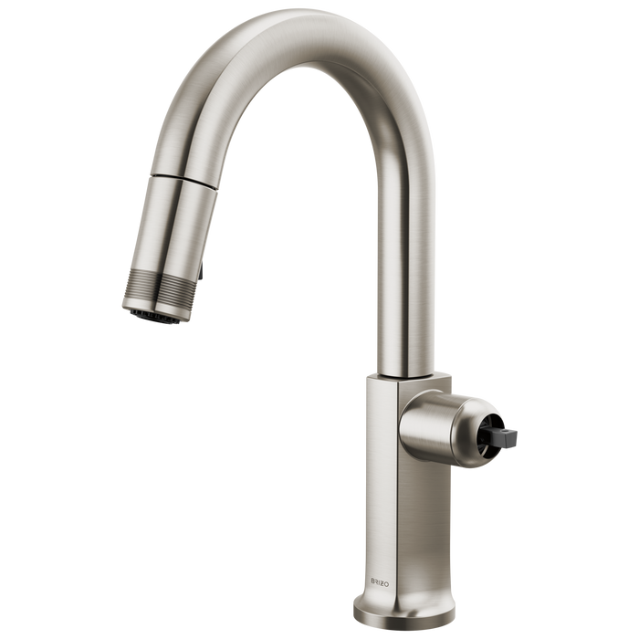 Brizo Kintsu 63906LF Pull-Down Prep Faucet with Arc Spout - Less Handle