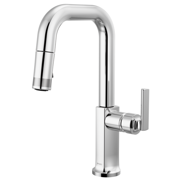 Brizo Kintsu 63907LF Pull-Down Prep Faucet with Square Spout - Less Handle