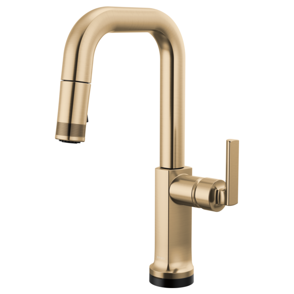Brizo Kintsu 64907LF SmartTouch Pull-Down Prep Faucet with Square Spout - Less Handle