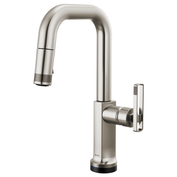 Brizo Kintsu 64907LF SmartTouch Pull-Down Prep Faucet with Square Spout - Less Handle