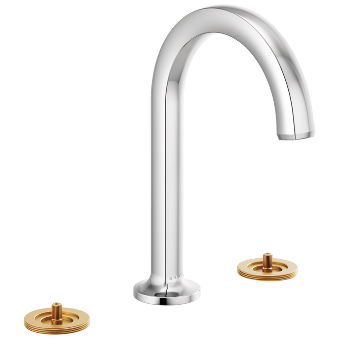 Brizo Kintsu 65306LF Widespread Lavatory Faucet with Arc Spout - Less Handles 1.5 GPM