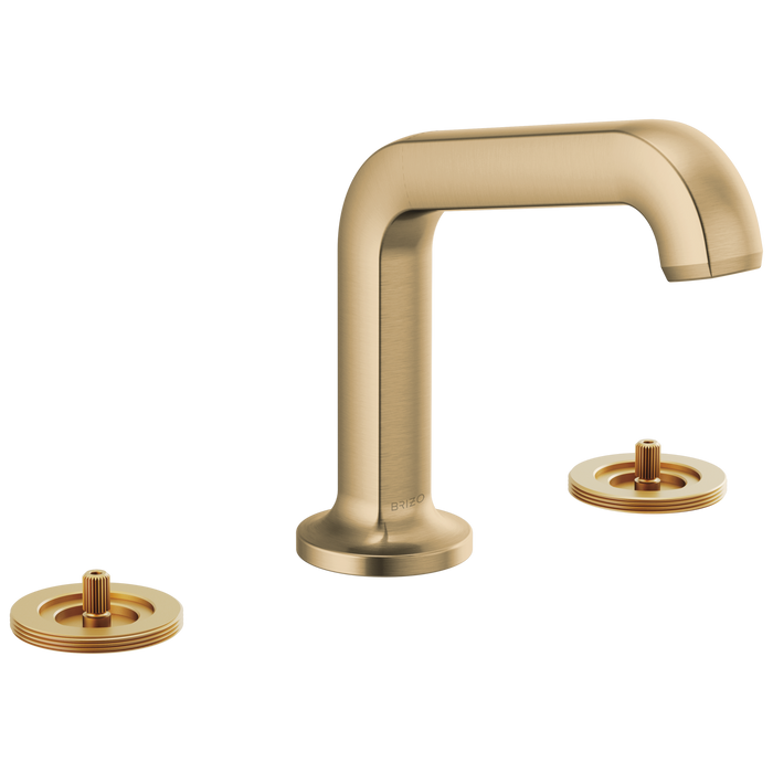 Brizo Kintsu 65307LF Widespread Lavatory Faucet with Angled Spout - Less Handles