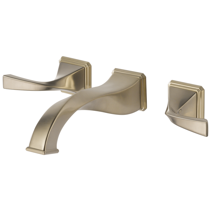 Brizo Virage 65830LF Two-Handle Wall Mount Lavatory Faucet 1.5 GPM