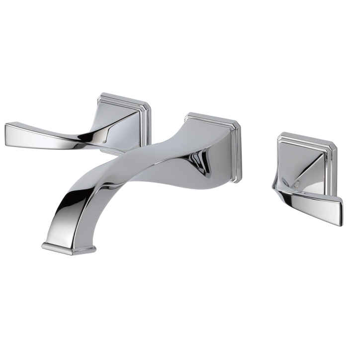 Brizo Virage 65830LF Two-Handle Wall Mount Lavatory Faucet 1.5 GPM
