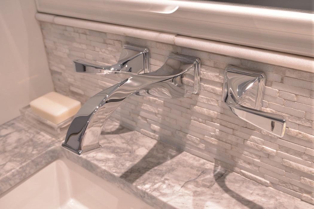 Brizo Virage 65830LF Two-Handle Wall Mount Lavatory Faucet 1.5 GPM