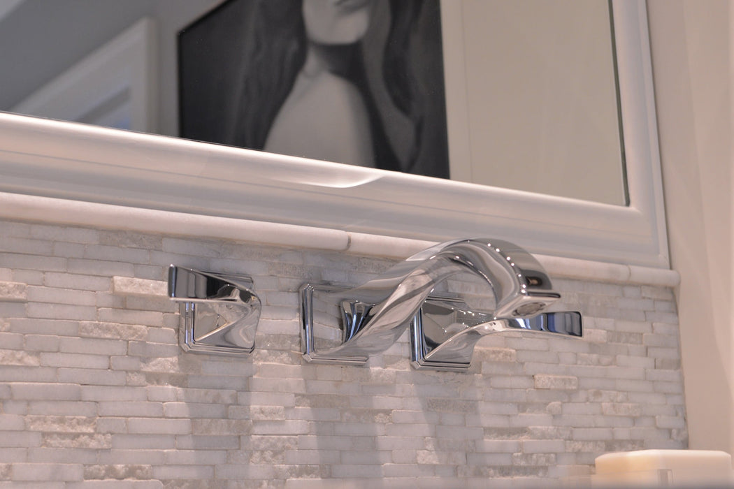Brizo Virage 65830LF Two-Handle Wall Mount Lavatory Faucet 1.5 GPM