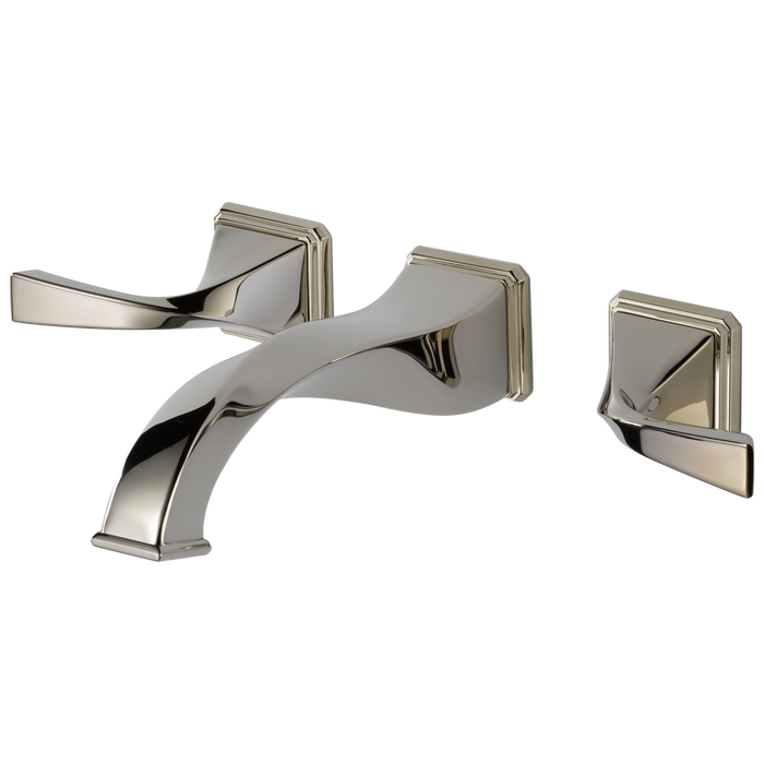 Brizo Virage 65830LF Two-Handle Wall Mount Lavatory Faucet 1.5 GPM