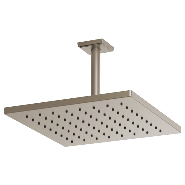 Brizo Essential Shower 81399 12" Linear Square Single-Function Raincan Shower Head - 1.75 GPM
