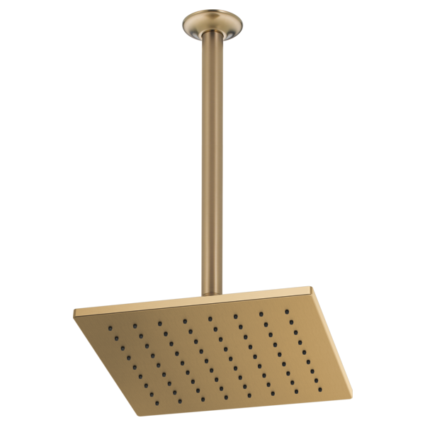 Brizo Essential Shower 81399 12" Linear Square Single-Function Raincan Shower Head - 1.75 GPM