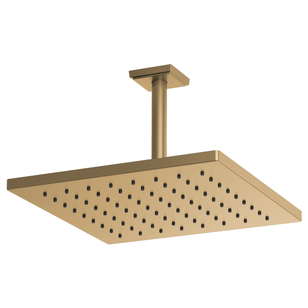 Brizo Essential Shower 81399 12" Linear Square Single-Function Raincan Shower Head - 1.75 GPM