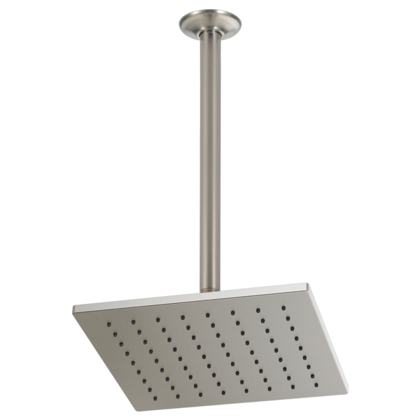 Brizo Essential Shower 81399 12" Linear Square Single-Function Raincan Shower Head - 1.75 GPM