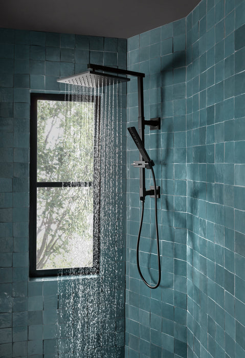 Brizo Essential Shower 81399 12" Linear Square Single-Function Raincan Shower Head - 1.75 GPM
