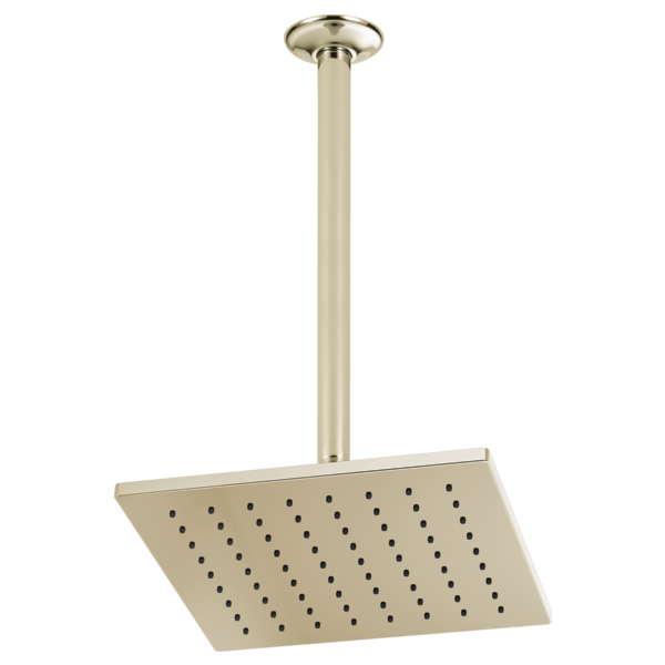 Brizo Essential Shower 81399 12" Linear Square Single-Function Raincan Shower Head - 1.75 GPM