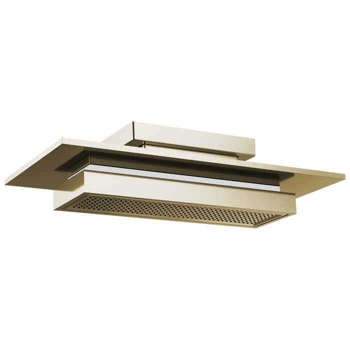 Brizo Frank Lloyd Wright 81422 21” Single-Function Raincan Shower Head with Integrated Lighting - 1.75 GPM
