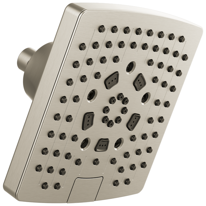 Brizo Essential Shower 87406 7” Linear Square H20Kinetic Multi-Function Wall Mount Showerhead