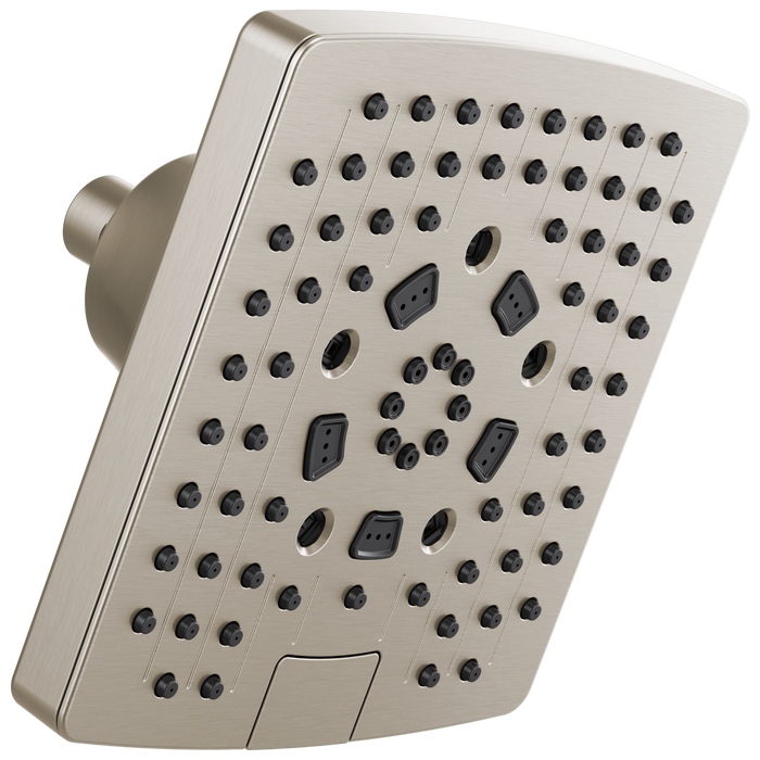 Brizo Essential Shower 87406 7” Linear Square H20Kinetic Multi-Function Wall Mount Showerhead