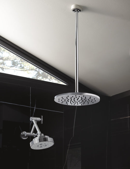 Brizo Essential Shower 87492 7" Linear Round H2Okinetic Multi-Function Wall Mount Shower Head - 1.75 GPM