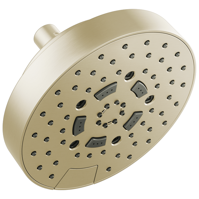 Brizo Essential Shower 87492 7" Linear Round H2Okinetic Multi-Function Wall Mount Shower Head - 1.75 GPM