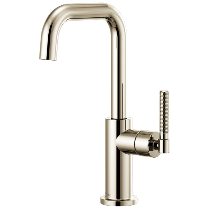 Brizo Litze 61053LF Bar Faucet with Square Spout and Knurled Handle Kit
