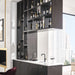 Brizo Litze 61054LF Bar Faucet with Square Spout and Industrial Handle Kit, matte black luxe gold - view 4