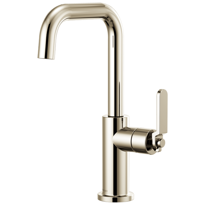 Brizo Litze 61054LF Bar Faucet with Square Spout and Industrial Handle Kit