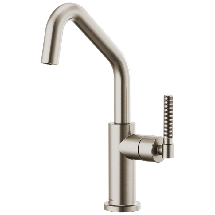 Brizo Litze 61063LF Bar Faucet with Angled Spout and Knurled Handle Kit