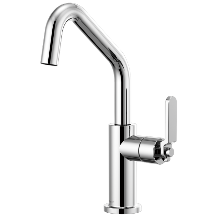 Brizo Litze 61064LF Bar Faucet with Angled Spout and Industrial Handle Kit