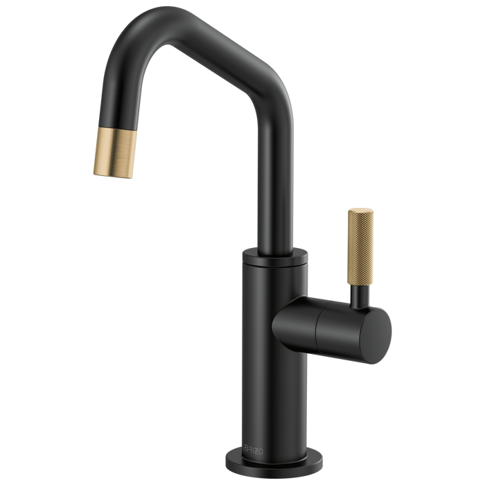 Brizo Litze 61363LF Beverage Faucet with Angled Spout and Knurled Handle