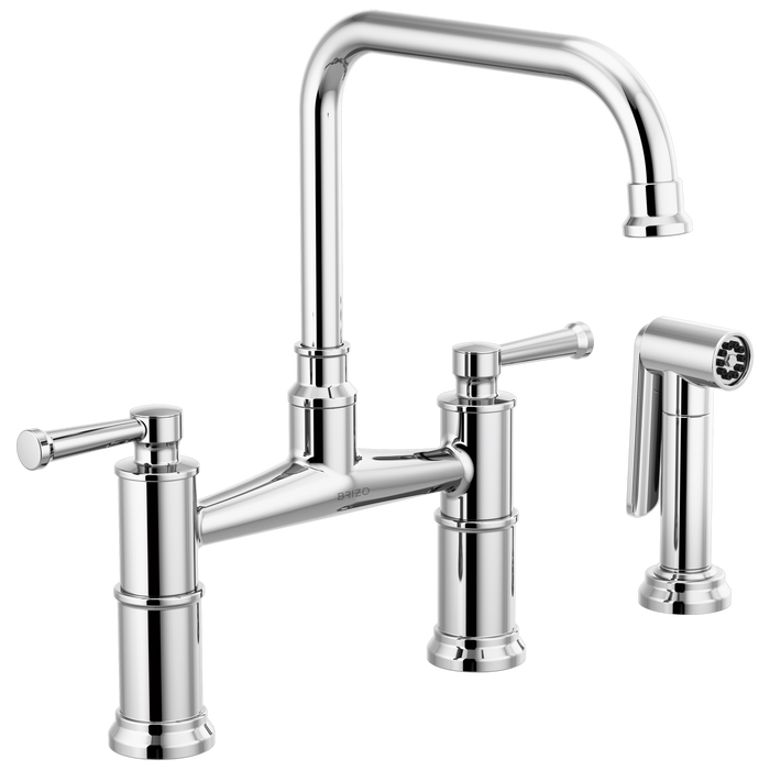 Brizo Artesso 62525LF Bridge Faucet with Side Sprayer