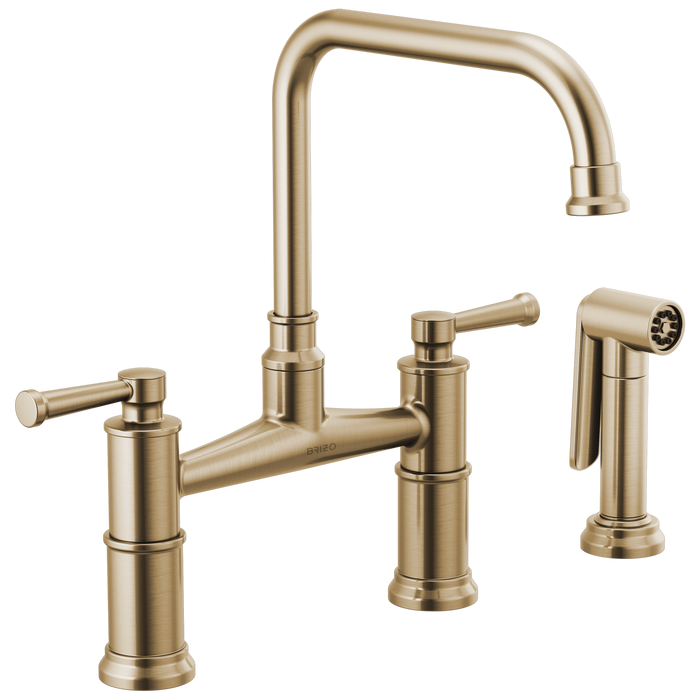 Brizo Artesso 62525LF Bridge Faucet with Side Sprayer
