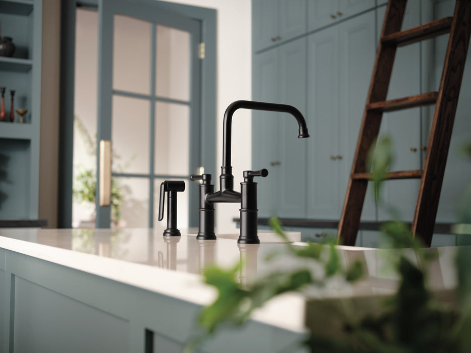 Brizo Artesso 62525LF Bridge Faucet with Side Sprayer