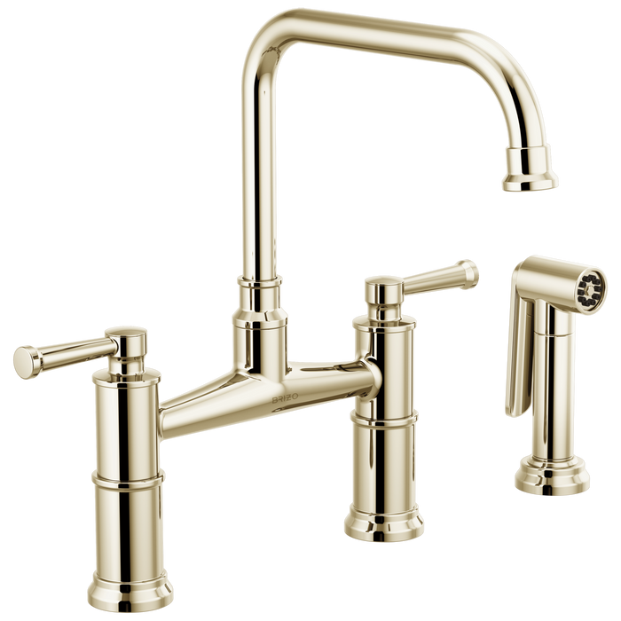 Brizo Artesso 62525LF Bridge Faucet with Side Sprayer