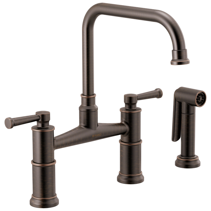 Brizo Artesso 62525LF Bridge Faucet with Side Sprayer