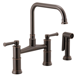 Brizo Artesso 62525LF Bridge Faucet with Side Sprayer