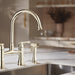 Brizo Tulham 62558LF Bridge Kitchen Faucet with Side Sprayer, polished nickel - view 2