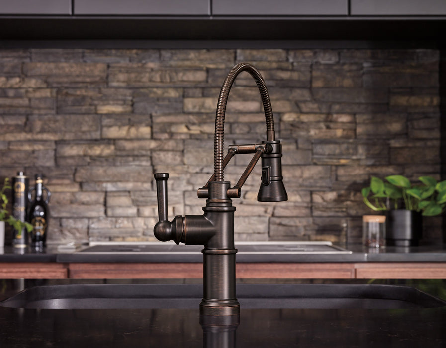 Brizo Artesso 63125LF Articulating Faucet With Finished Hose