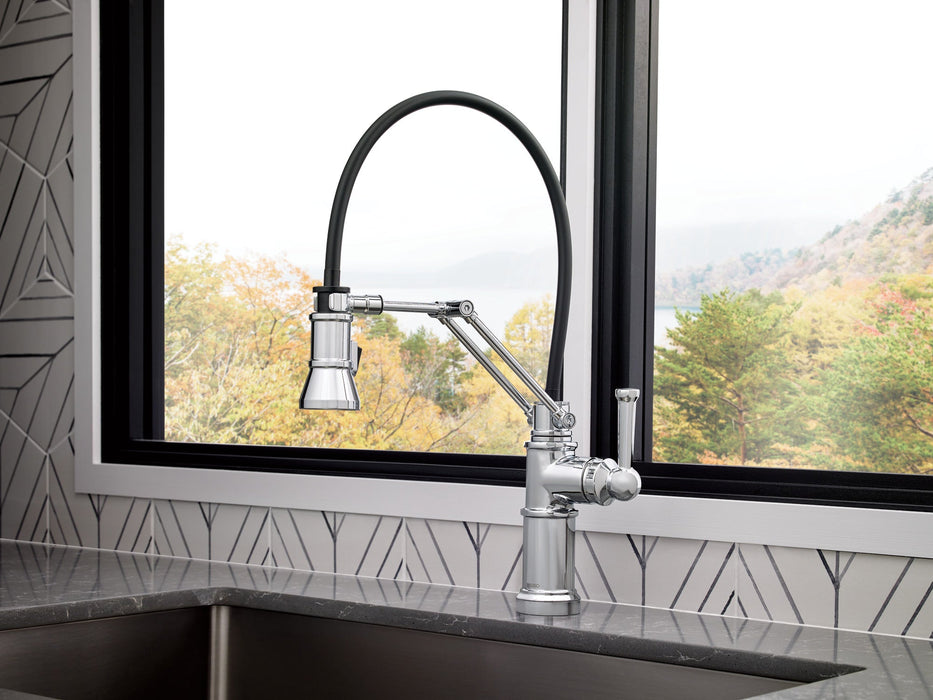 Brizo Artesso 63225LF Single Handle Articulating Kitchen Faucet