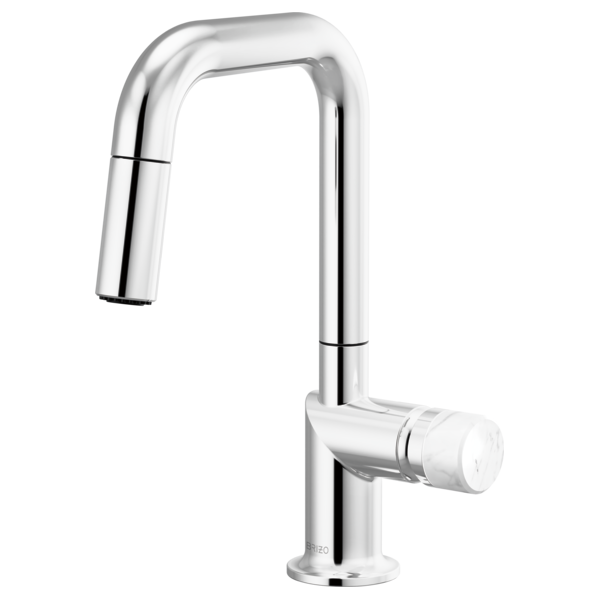 Brizo Odin 63965LF Pull-Down Prep Faucet with Square Spout - Less Handle