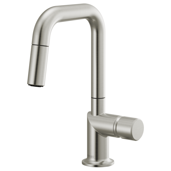 Brizo Odin 63965LF Pull-Down Prep Faucet with Square Spout - Less Handle