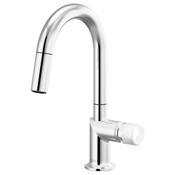 Brizo Odin 63975LF Pull-Down Prep Faucet with Arc Spout - Less Handle