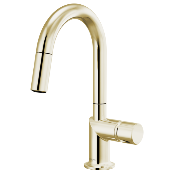 Brizo Odin 63975LF Pull-Down Prep Faucet with Arc Spout - Less Handle