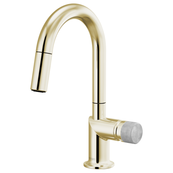 Brizo Odin 63975LF Pull-Down Prep Faucet with Arc Spout - Less Handle