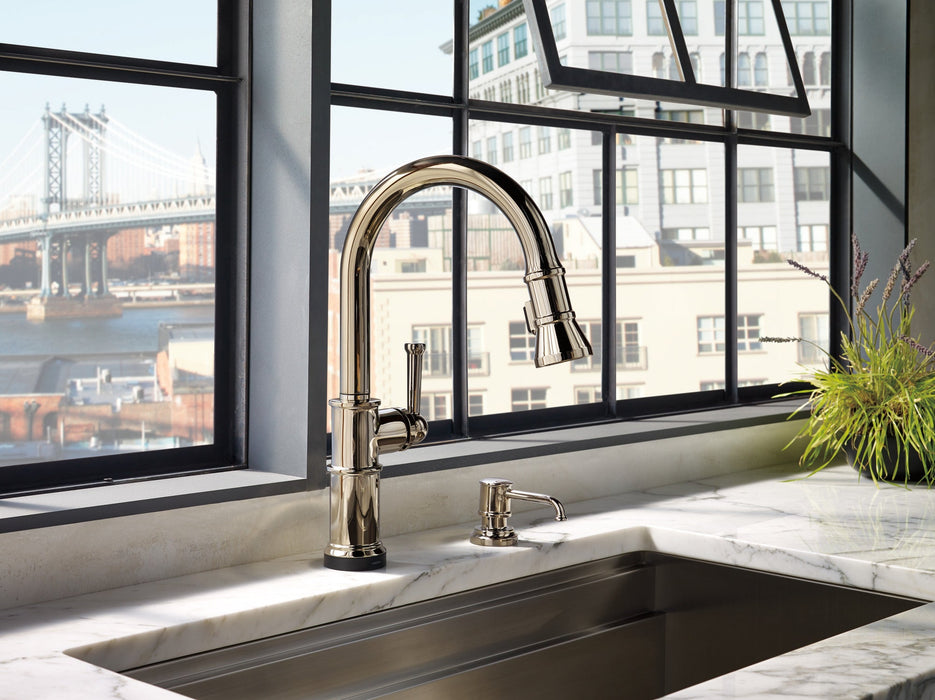 Brizo Artesso 64025LF Single Handle Pull-Down Kitchen Faucet with SmartTouch(R) Technology