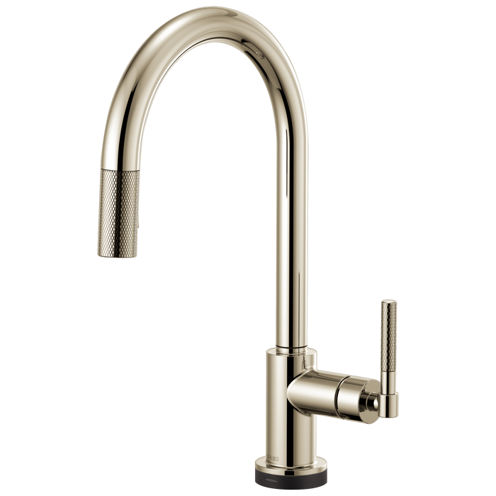 Brizo Litze 64043LF SmartTouch Pull-Down Kitchen Faucet with Arc Spout and Knurled Handle