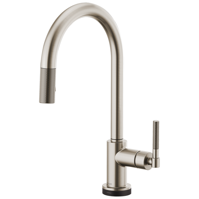 Brizo Litze 64043LF SmartTouch Pull-Down Kitchen Faucet with Arc Spout and Knurled Handle